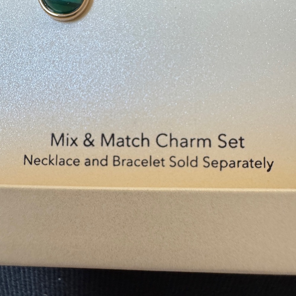 NWT 3 CHARMS w extra clasp Elephant 4 Leaf Clover Green Luck charm ON 34th - Picture 11 of 12